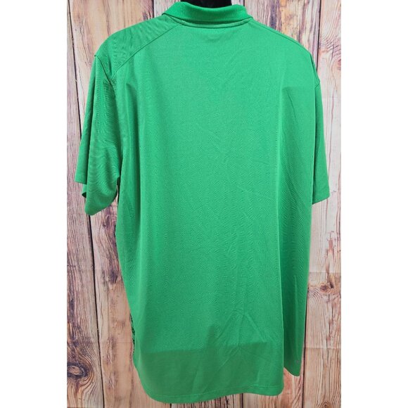 North Texas Mean Green Nike Dri-Fit Green Polo Shirt XXL - Picture 2 of 8